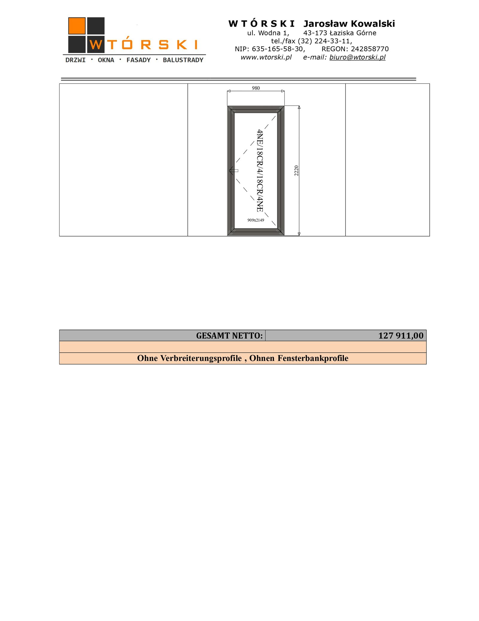 Offre fabricant polonais